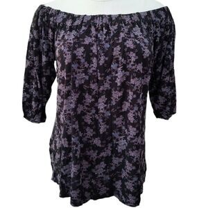 Deletta Anthropology Off Shoulder Blouse Size XS